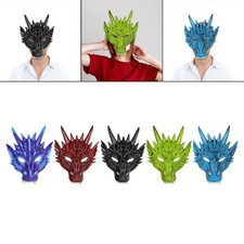 Masque de tête de dragon femmes hommes masque de cosplay pour la fête