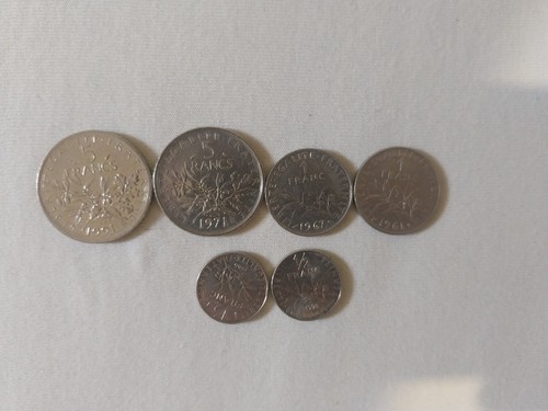 Lot pièces françaises