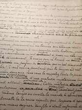 RARISSIME MANUSCRIT ORIGINAL LES SECRETS DES COURS D'EUROPE 132 PAGES GROLIER