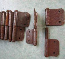 6 fiches à larder Portes Volets Placards fer hauteur 9,7 cm diamètre 1 cm