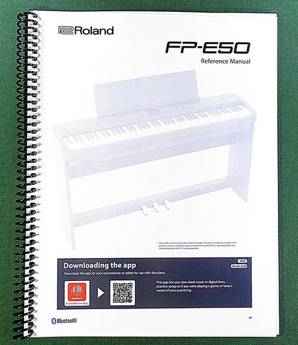Roland e50 reference - roland, fp-e50