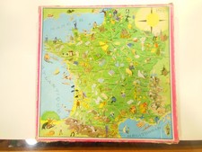 Puzzle en bois departements de la FRANCE par VERA