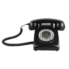 Téléphone filaire rétro à