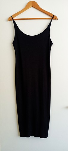 Robe noire fines bretelles - robe,