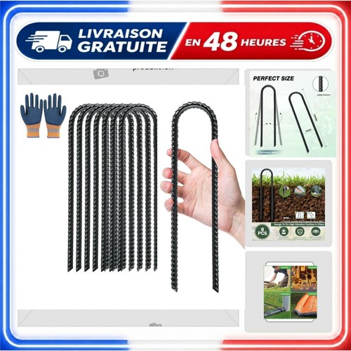 Piquets ancrage tente 30 - piquets, d’ancrage