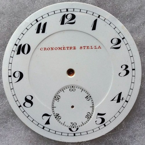 Cadran émaillé ancien - , montre