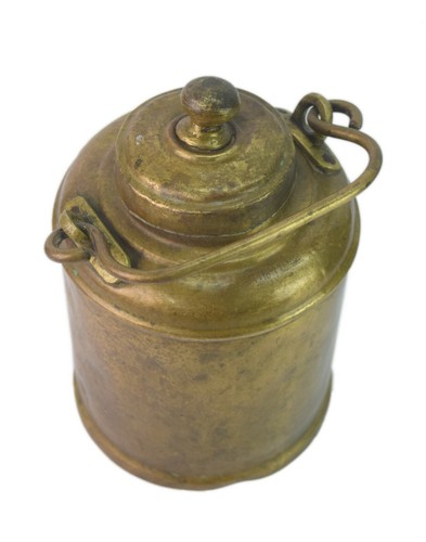 Pot huile laiton indien - pot,