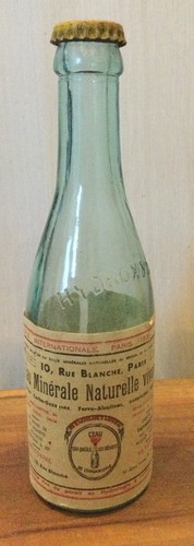 Ancienne bouteille eau vivante - bouteille,