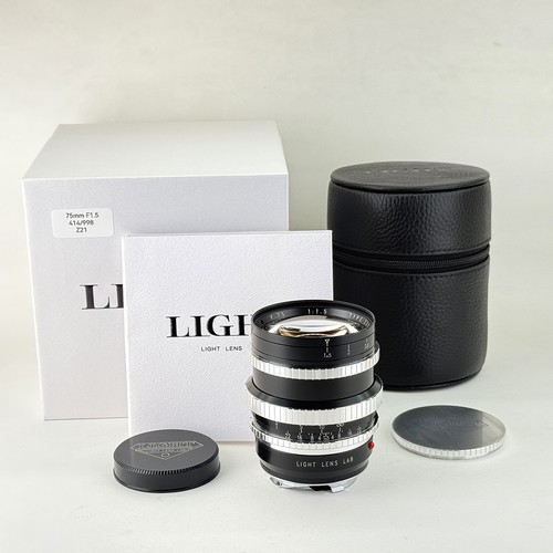 Light lens lab 75mm - f1.5, z21