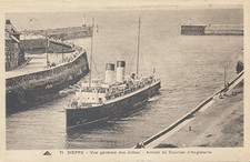 76 - CPA Dieppe (Seine-Maritime) Arrivée du Courrier d'Angleterre / Superbe