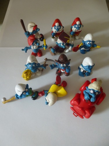Lot figurines schtroumpf - lot,