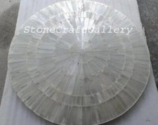 Table Ronde En Pierre De