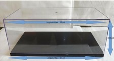 1/24 6 Boites Vitrine Exposition Show Case + Socle pour Miniatures 1/24 Neuf