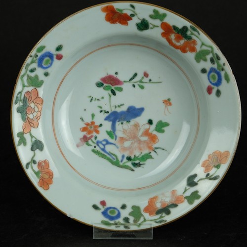 Assiette famille rose ancienne - assiette,