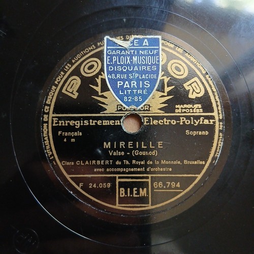 78t clara clairbert mireille - 78t,