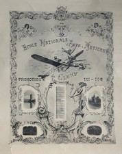 Arts et Métiers, Cluny, Gadzarts, Promotion 111-114, Lithographie