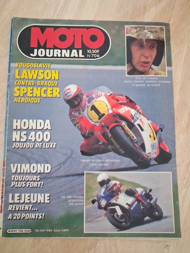 Moto journal 1985 706 honda - 1985,