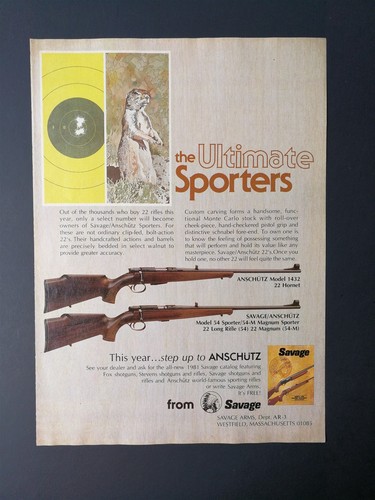 Vintage 1977 savage anschutz - vintage,