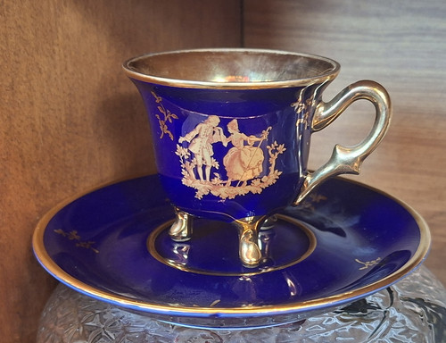 Limoges tasse moka porcelaine - limoges,