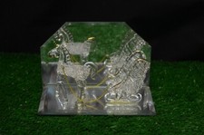 ANCIEN MIROIR SUJET EN VERRE