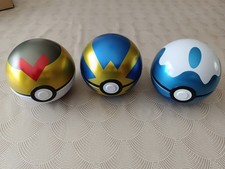 Lot De 3 POKEBALL Métal