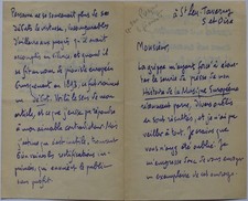 Autographe Camille MAUCLAIR Henri Heugel Ménestrel Raoul Pugno Bricqueville Comp