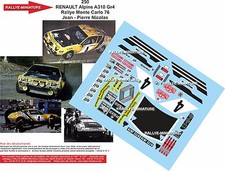 DECALS 1/24 REF 0250 ALPINE