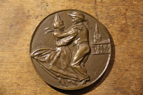Médaille bronze bretagne - bronze,
