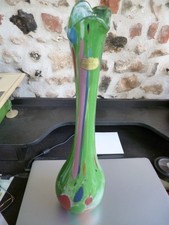 VASE SOLIFLORE EN CRISTAL DE PARIS  - 37 cm environ -