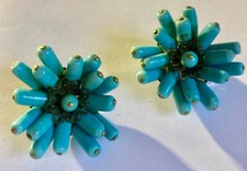 BOUCLE D'OREILLES  style ART DÉCO  louis Rousselet  - année 40 /50 - N°2