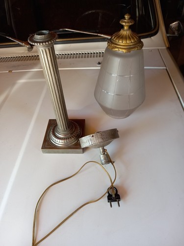 Lampe colonne corinthienne - lampe,