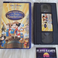 VHS D'Origine FR : Les Trois Mousquetaires Mickey Donald - Disney - Floto Games