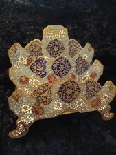 Porte courrier en bronze et émail cloisonné, Napoléon III, XIXème