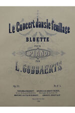 GOBBAERTS Louis Le Concert dans le feuillage Piano ca1875