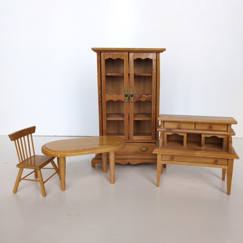 Miniature wooden dollhouse - miniature,