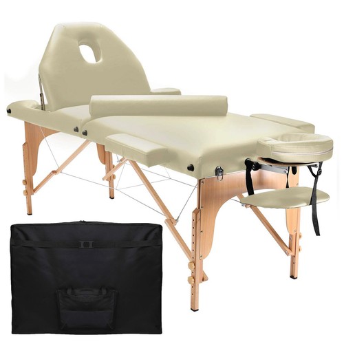 Portable massage table with - massage,