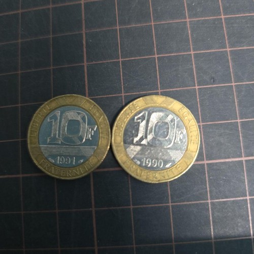 France franc pièces - pièces, 1990