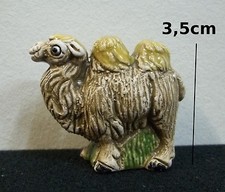 chameau en céramique miniature,collection,vitrine,animal sauvage,kameel   **T1