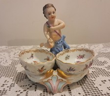 SALERON, SALIERE CARL THIEME, POTSCHAPPEL,  STYLE MEISSEN