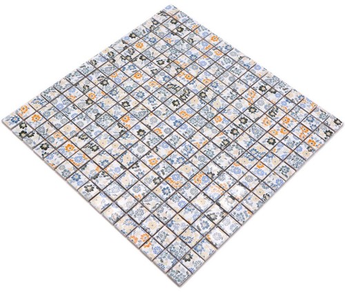 Mosaïque rétro vintage - rétro, en