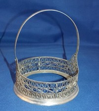 Bol À Sucre En Argent Vintage