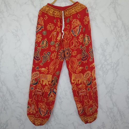 Elephant print drawstring long - print,