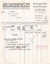 1952 MANUFACTURE DE CAOUTCHOUC