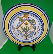 Assiette Art déco en faïence