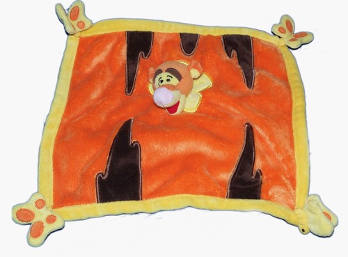 Doudou plat tigrou papillons - tigrou,