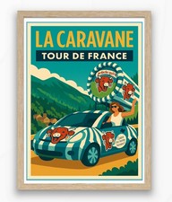 Affiche la caravane - affiche,