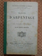 Manuel d'arpentage pour les