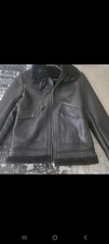 Veste en cuir noir Frilivin