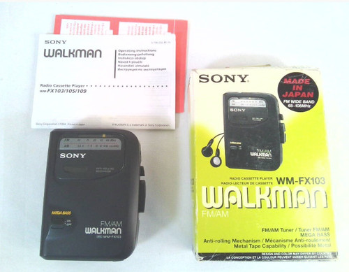 Sony fx103 walkman radio - sony, wm-fx103