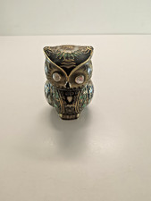 Chouette émaux cloisonné - chouette, en